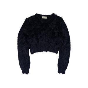 Faith Connexion Furry stretchy cropped pullover